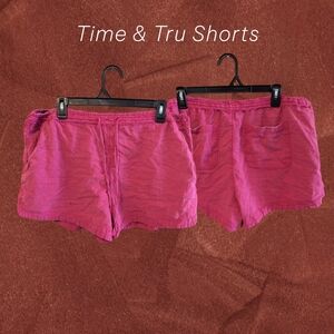 Time and Tru High Waist Pink Shorts